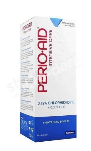 DENTAID PERIO AID Intensive Care  - Płyn do płukania ust z chlorheksydyną 0,12% - 500ml