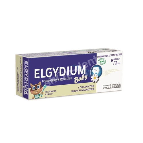 Elgydium Baby Organiczna pasta do zębów dla dzieci (6 mcy-2 lat) 30 ml