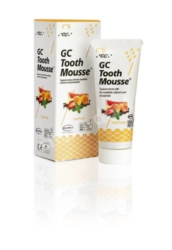 GC Tooth Mousse Tutti-Frutti - Płynne szkliwo bez fluoru o smaku owocowym 35 ml