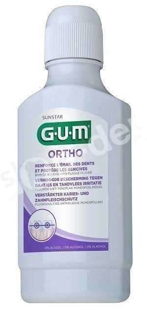 GUM Butler Ortho (3090) - Płyn do płukania ust dla osób z aparatem ortodontycznym 300ml