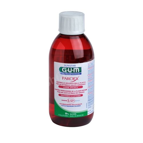 GUM Butler ParoeX - Płyn do terapii krótkoterminowej z chlorheksydyną 0,12% 300ml