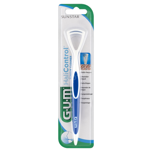 GUM Butler Tongue Cleaner (760) - Szczoteczka i skrobak do języka