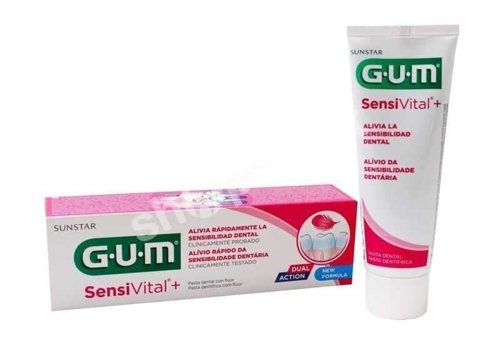 GUM SensiVital+ Pasta do zębów dedykowana dla osób z nadwrażliwością zębów 75 ml 
