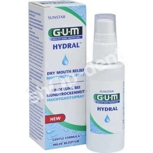 GUM Sunstar Butler Hydral - Szybko działający spray na suchość w jamie ustnej 50ml [OSTATNIE SZTUKI]