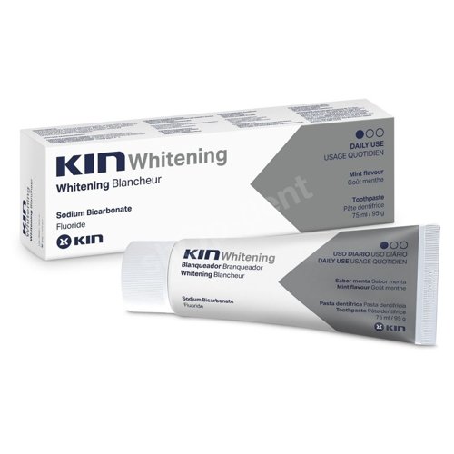 KIN Whitening - Pasta wybielająca do zębów o niskim współczynniku ścieralności 75ml