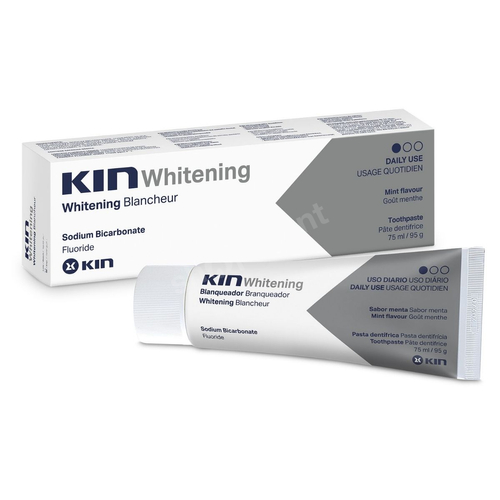 KIN Whitening - Pasta wybielająca do zębów o niskim współczynniku ścieralności 75ml 