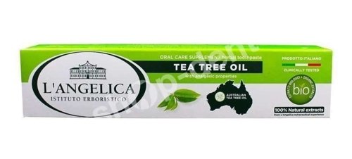 L'Angelica Tea tree Oil - Pasta do zębów z olejkiem z drzewa herbacianego 75ml