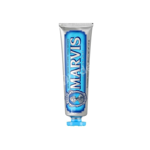 Marvis Aquatic Mint - Mocno chłodząca pasta do zębów w stylu retro 85 ml