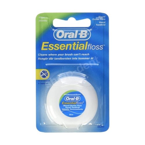 ORAL-B Essential Floss - Woskowana nić dentystyczna 50 m