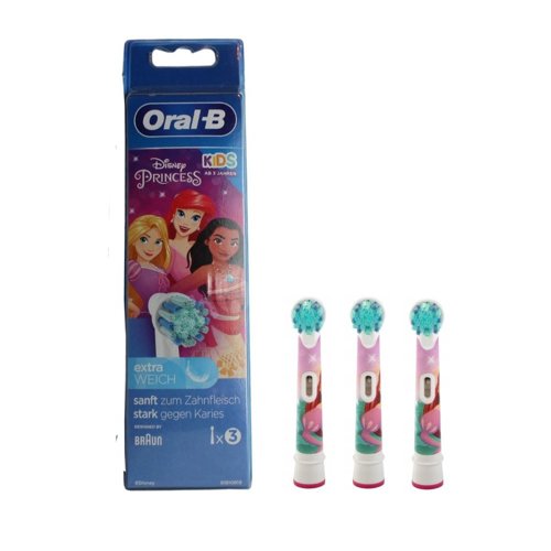 ORAL-B Kids Stages Power Princess Extra Soft końcówki do szczoteczek elektrycznych ORAL-B 3 sztuki