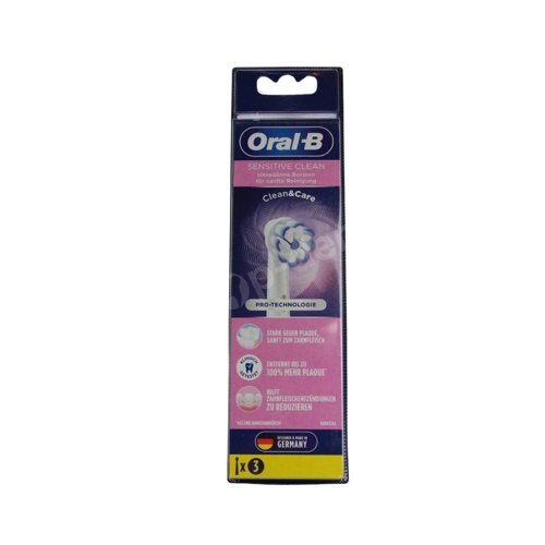ORAL-B Sensitive Clean Końcówki do szczoteczki elektrycznej Oral-B 3 sztuki