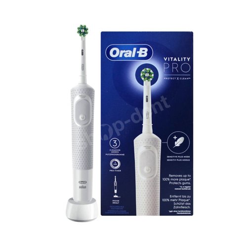ORAL-B Vitality PRO D103 White Cross Action szczoteczka elektryczna z 3 trybami pracy