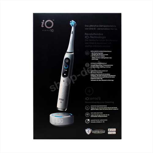 ORAL-B iO 10 Stardust White szczoteczka elektryczna magnetyczna z etui podróżnym