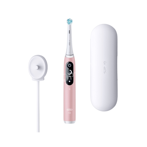ORAL-B iO 6 Pink Sand szczoteczka magnetyczna z etui podróżnym różowa