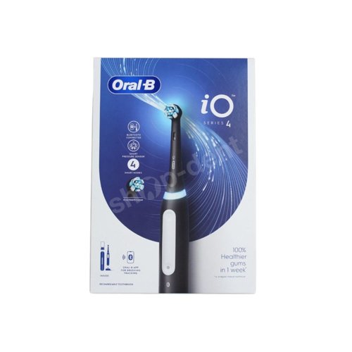 Oral-B iO 4 Black szczoteczka elektryczna magnetyczna czarna