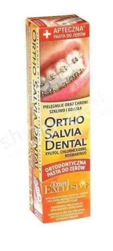 Ortho Salvia Exclusive - Pasta do zębów dla osób noszących aparaty ortodontyczne 75 ml