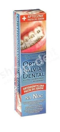 Ortho Salvia Night - Pasta na noc dla osób noszących aparaty ortodontyczne  75 ml [OSTATNIE SZTUKI]