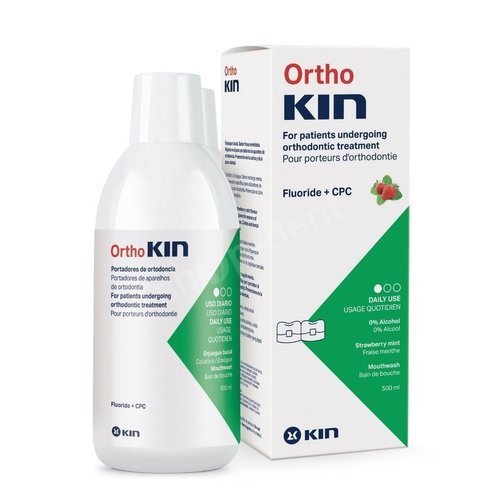 OrthoKIN Strawberry Mint - Płyn ortodontyczny miętowo-truskawkowy 500ml