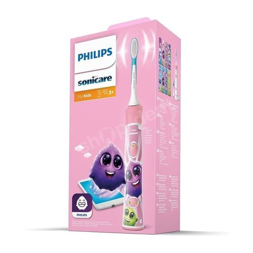 PHILIPS Sonicare For Kids PINK HX6352/42 Bluetooth szczoteczka soniczna dla dzieci z 2 końcówkami