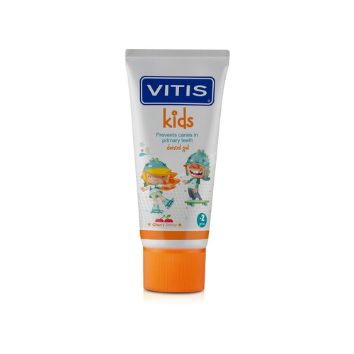 Pasta do zębów dla dzieci VITIS Kids powyżej 2 roku życia o smaku wiśniowym 50 ml