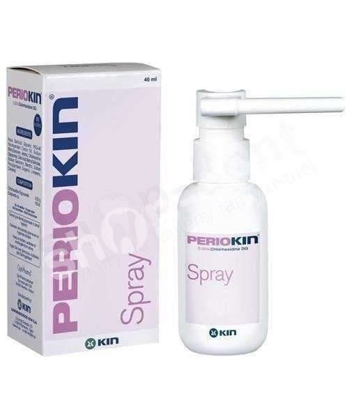 PerioKIN Spray - Spray z chlorheksydyną 0,20% do stosowania miejscowego przy chorobach dziąseł i przyzębia 40ml