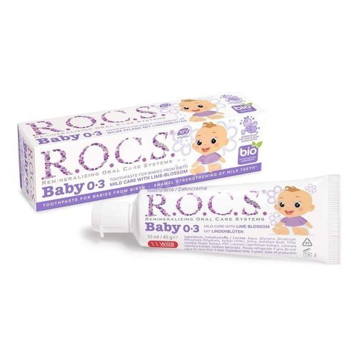 ROCS Baby Aromat Lipy - Pasta do zębów na ząbkowanie dla dzieci do 3 lat 35 ml