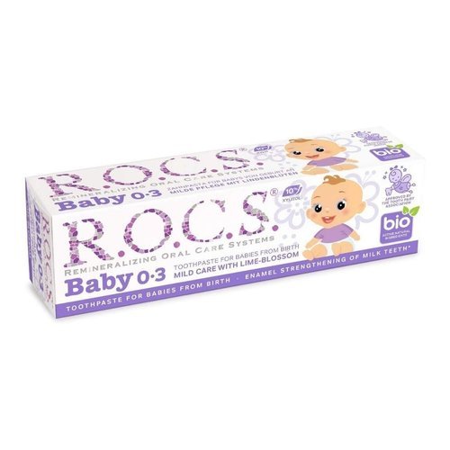 ROCS Baby Aromat Lipy - Pasta do zębów na ząbkowanie dla dzieci do 3 lat 35 ml