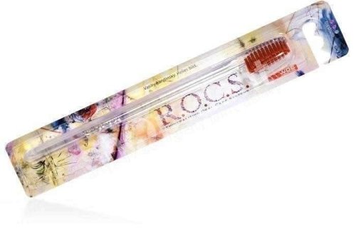 ROCS Classicl Medium - Średnia szczoteczka do zębów o skośnym włosiu