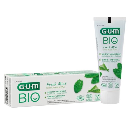 Sunstar GUM BIO ekologiczna pasta do zębów o smaku świeżej mięty 75 ml
