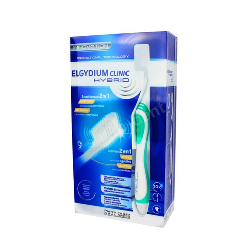 Szczoteczka soniczna ELGYDIUM Clinic Hybrid z miękką końcówką