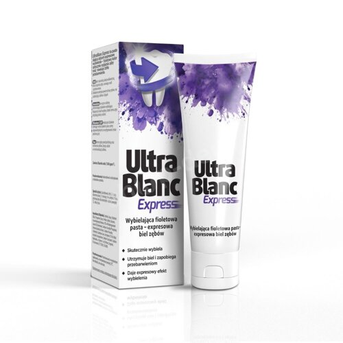 Ultrablanc Express Wybielająca fioletowa pasta do zębów 75 ml