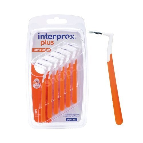 VITIS Interprox Plus - szczoteczki międzyzębowe  0,7mm Micro pomarańczowe 6 szt. [OSTATNIE SZTUKI]