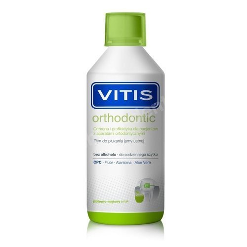 Vitis Orthodontic - Ortodontyczny płyn do płukania ust 500 ml