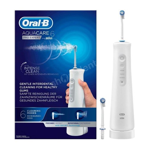 Zestaw Irygator bezprzewodowy ORAL-B Aquacare 6 + płyn do płukania jamy ustnej ELUDRIL Care